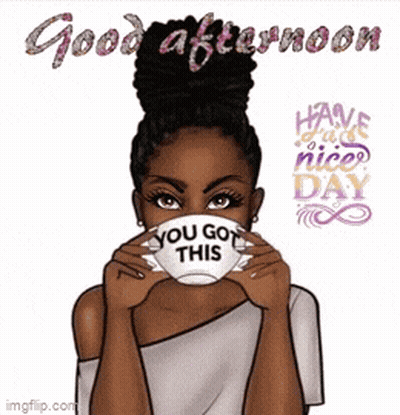 A Woman Is Holding A Cup That Says You Got This On It GIF