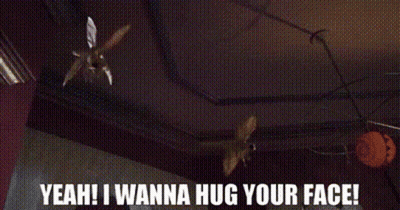 A Woman Is Reaching Out Her Hand To Hug Another Woman . GIF