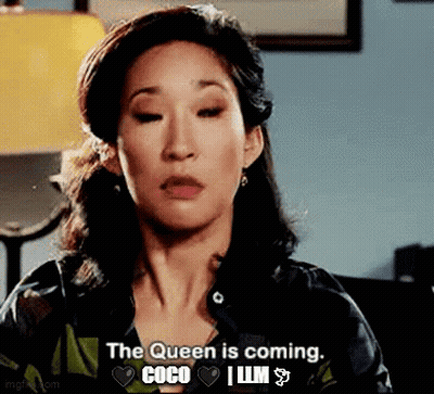 A Woman Is Saying The Queen Is Coming Coco I Llm . GIF