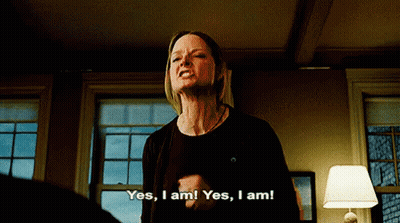 A Woman Is Saying Yes I Am Yes I Am GIF