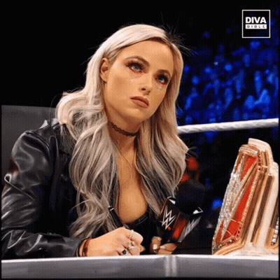A Woman Is Sitting In Front Of A Diva Circle Logo GIF