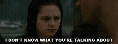 A Woman Is Talking To A Man With The Words I Don 'T Know What You 'Re Talking About GIF