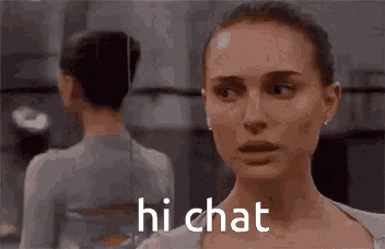 A Woman Is Talking To Another Woman In A Room While Another Woman Looks On . GIF