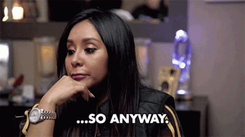 A Woman Is Wearing A Watch And Says So Anyway GIF