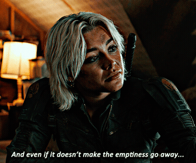 A Woman Says " And Even If It Does N't Make The Emptiness Go Away ... " GIF