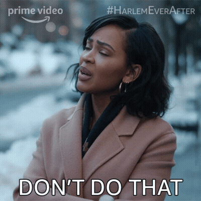 A Woman Says Do N't Do That In Front Of A Picture Of Her GIF