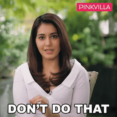 A Woman Says Do N't Do That While Sitting In A Chair GIF