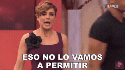 A Woman Says " Eso No Lo Vamos A Permitir " In Spanish GIF