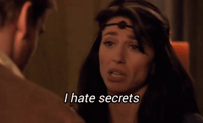 A Woman Says " Especially The Ones I Don 'T Know " While Looking At A Man GIF