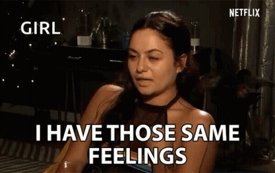 A Woman Says " Girl I Have Those Same Feelings " In A Netflix Ad GIF