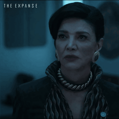 A Woman Says " Go Do Something Else " In Green GIF