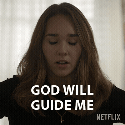 A Woman Says God Will Guide Me On A Netflix Ad GIF