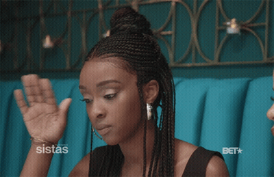 A Woman Says " I Don 'T Like This At All " In A Bet Ad GIF