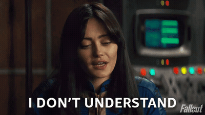 A Woman Says " I Don 'T Understand " In Front Of A Computer GIF
