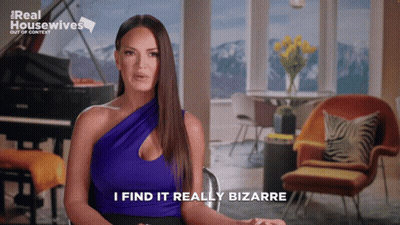 A Woman Says I Find It Really Bizarre GIF