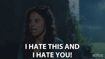 A Woman Says I Hate This And I Hate You On Netflix GIF