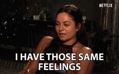 A Woman Says I Have Those Same Feelings GIF