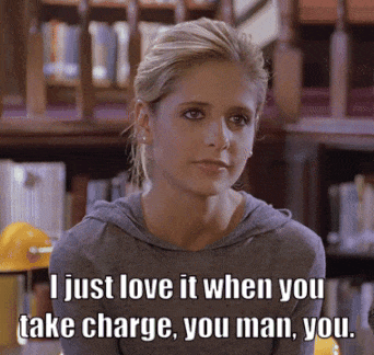 A Woman Says I Just Love It When You Take Charge GIF