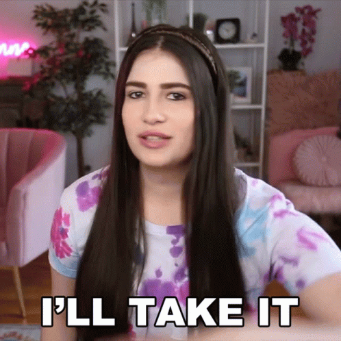 A Woman Says I 'Ll Take It In A Room GIF