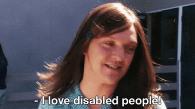 A Woman Says I Love Disabled People GIF