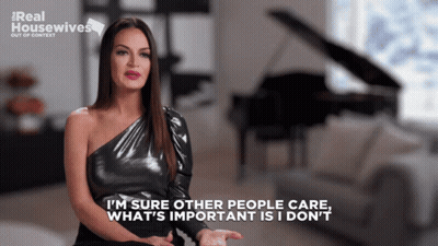 A Woman Says I 'M Sure Other People Care What 'S Important Is I Don T GIF
