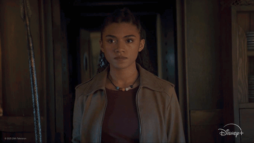A Woman Says I 'M Talking To You Maggots In A Disney + Ad GIF