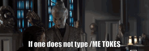 A Woman Says If One Does Not Type / Me Tokes In A Dark Room GIF