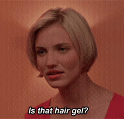 A Woman Says Is That Hair Gel GIF
