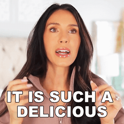 A Woman Says It Is Such A Delicious With Her Hands GIF
