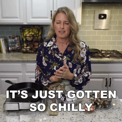 A Woman Says It 'S Just Gotten So Chilly GIF