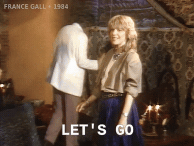 A Woman Says Let 'S Go In Front Of A Man GIF