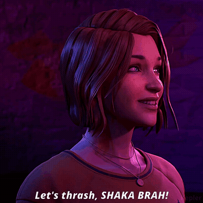 A Woman Says Let 'S Thrash Shaka Brah In A Video Game GIF