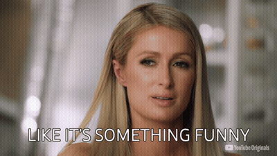 A Woman Says " Like It 'S Something Funny " In A Youtube Originals Advertisement GIF