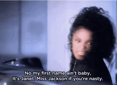 A Woman Says No My First Name Ain 'T Baby GIF
