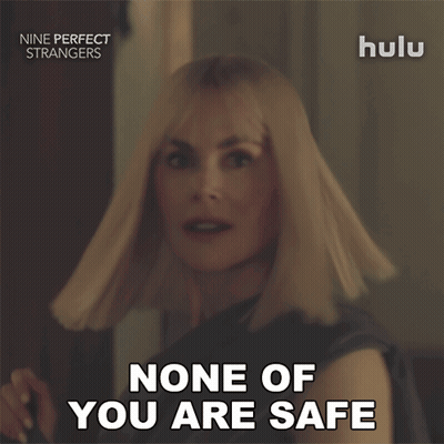 A Woman Says None Of You Are Safe GIF