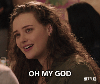 A Woman Says Oh My God In A Netflix Advertisement GIF