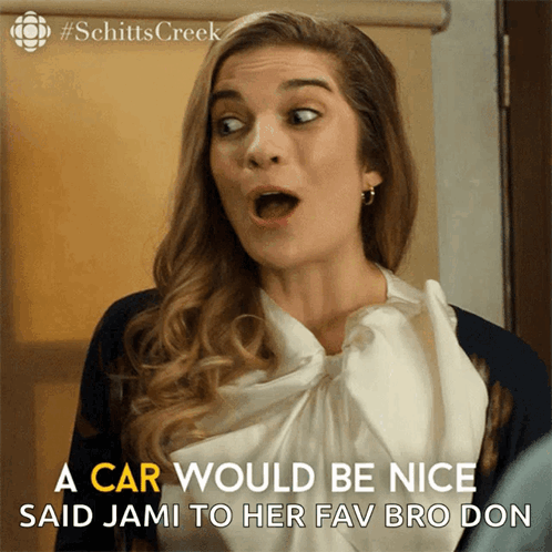 A Woman Says That A Car Would Be Nice To Her Fav Bro Don GIF