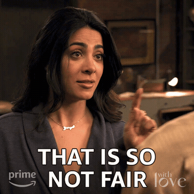 A Woman Says That Is So Not Fair On A Picture GIF
