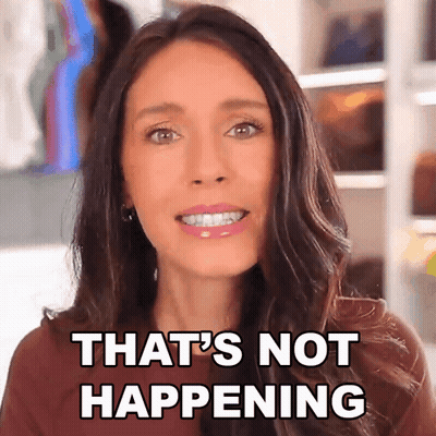 A Woman Says That 'S Not Happening In A Video GIF