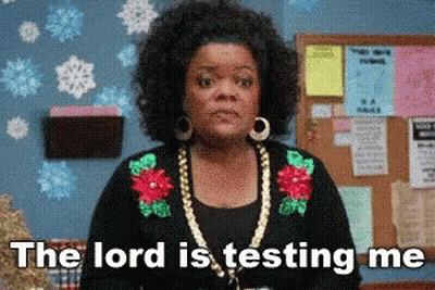 A Woman Says The Lord Is Testing Me GIF