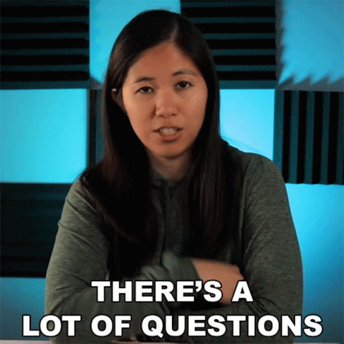 A Woman Says There Is A Lot Of Questions GIF