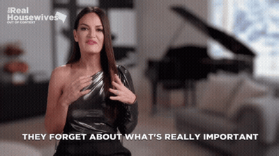 A Woman Says They Forget About What 'S Really Important While Sitting In Front Of A Piano GIF