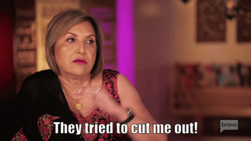 A Woman Says They Tried To Cut Me Out On Bravo Tv GIF
