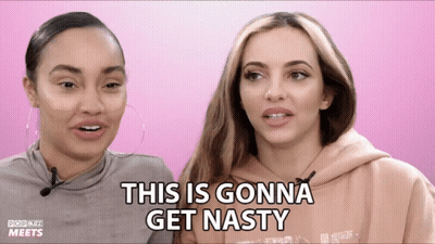 A Woman Says This Is Gonna Get Nasty While Another Woman Looks On GIF