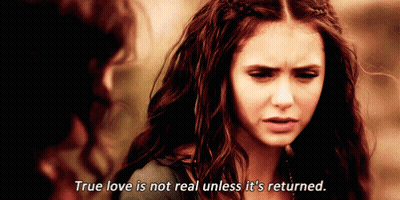 A Woman Says True Love Is Not Real Unless It Is Returned GIF