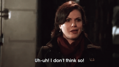 A Woman Says Uh-Uh I Do N't Think So GIF