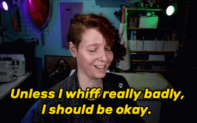 A Woman Says Unless I Whiff Really Badly , I Should Be Okay GIF