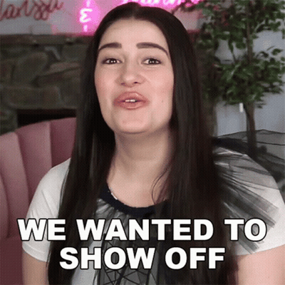 A Woman Says We Wanted To Show Off GIF