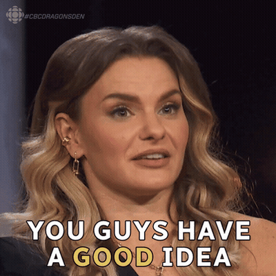 A Woman Says " You Guys Have A Good Idea " While Wearing Earrings GIF