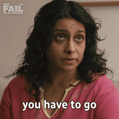 A Woman Says You Have To Go In Front Of A How To Fail As A Popstar Poster GIF